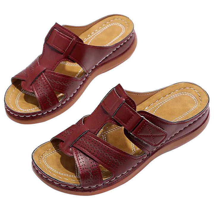 sandales femme semelle ergonomique Podoways 36 DarkRed