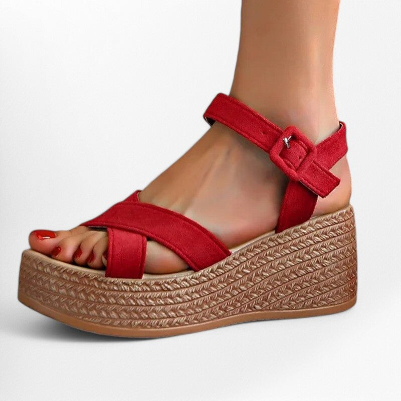 Sandale souple haute femme Podoways 35 Red