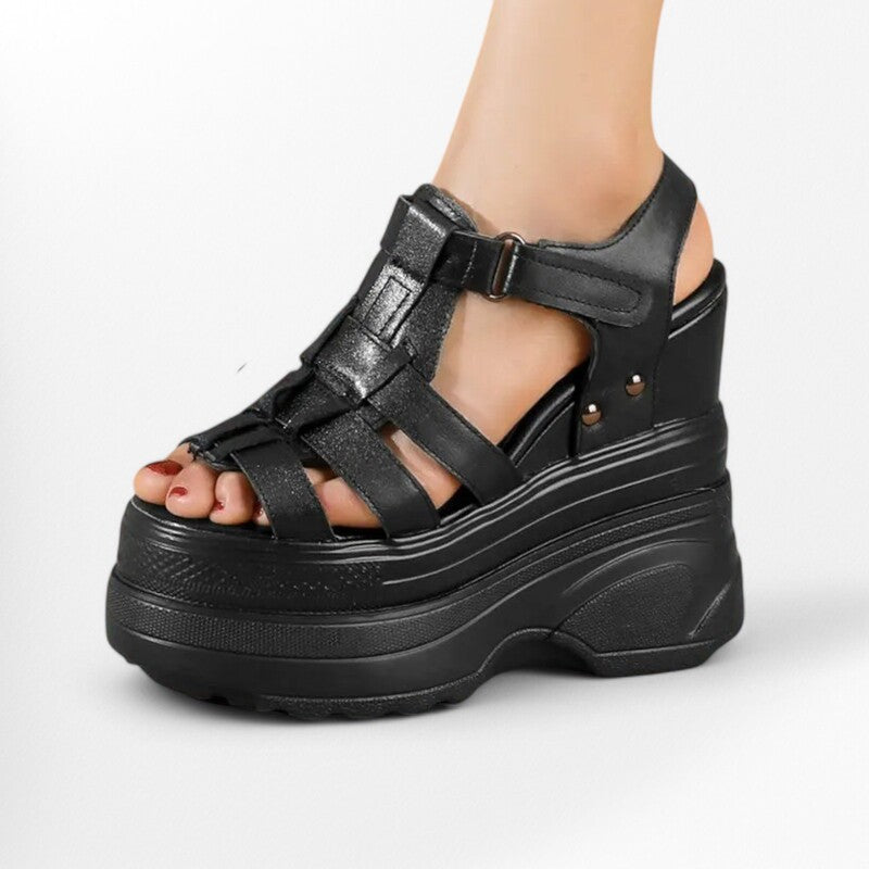 Sandales rock femme Podoways 36 Black