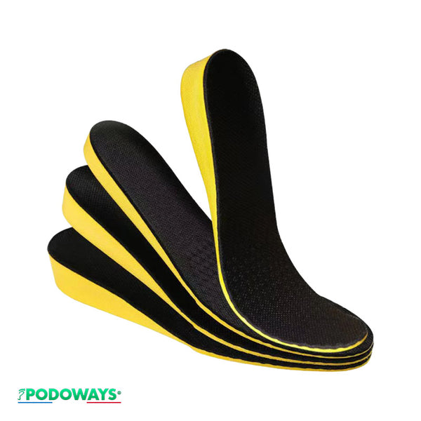 Semelles Grandissantes En Mousse à Mémoire De Forme - Rehaussement 2 à 5 Cm Pour Hommes Et Femmes, Taille 35-44 - 6