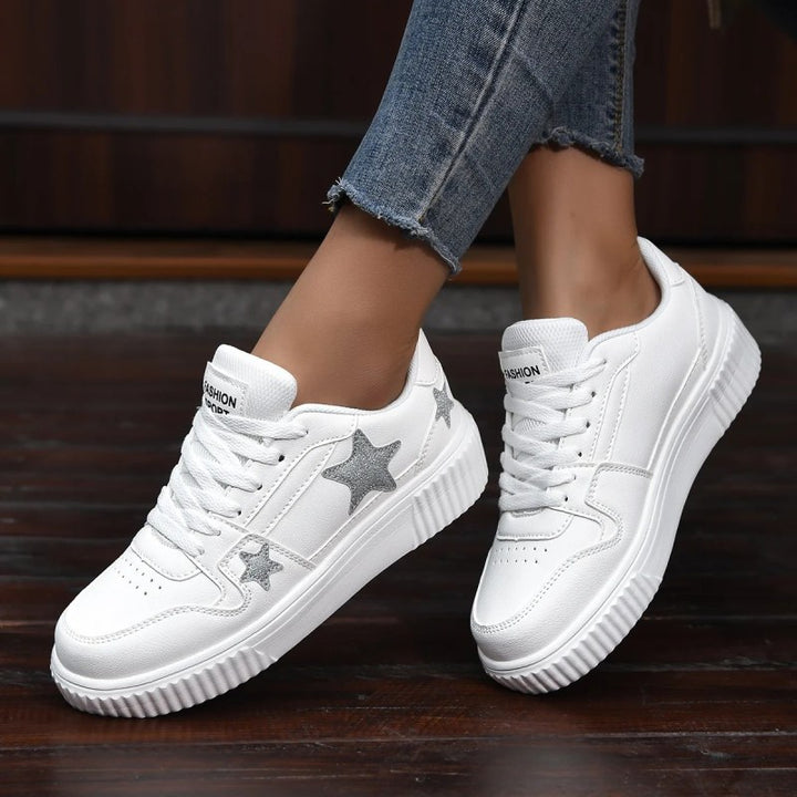 Sneakers femme design étoilé Podoways