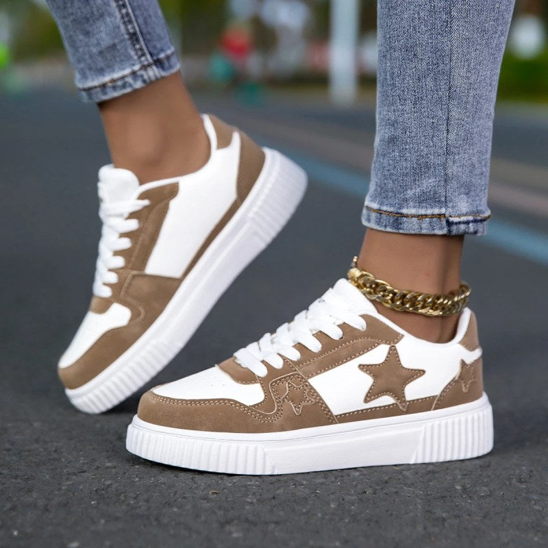 Sneakers femme design étoilé Podoways