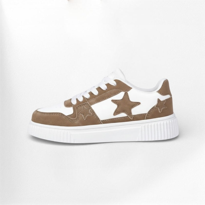 Sneakers femme design étoilé Podoways 35 Sienna